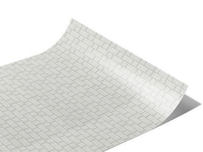Stepped Grey Brick Vinyl Wraps~Rwraps Series 914 Digitally Printed Vinyl Wrap~1