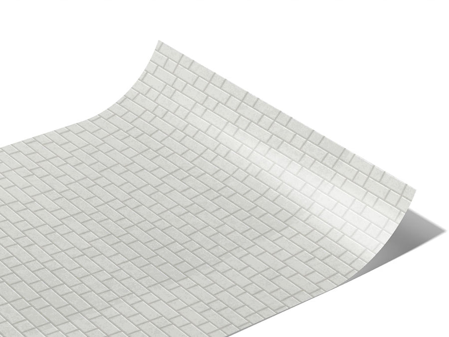 Stepped Grey Brick Vinyl Wraps~Rwraps Series 914 Digitally Printed Vinyl Wrap~1