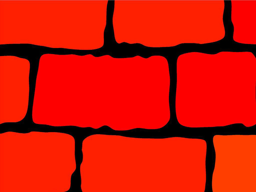 Stepped Scarlet Brick Vinyl Wrap Pattern~Rwraps Series 914 Digitally Printed Vinyl Wrap~0