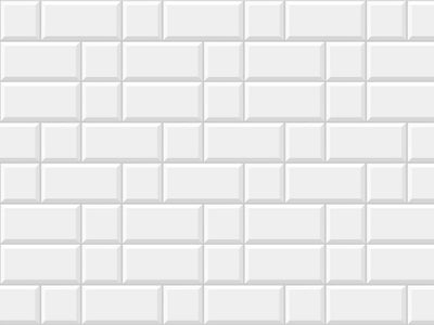 Stepped White Brick Vinyl Wrap Pattern~Rwraps Series 914 Digitally Printed Vinyl Wrap~0