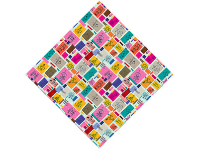 Sticky Note Doodles Sticker Bomb Vinyl Wrap Pattern