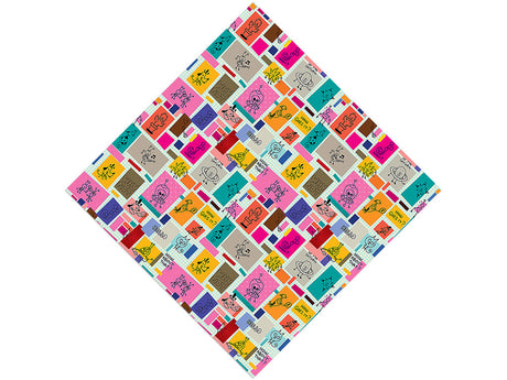 Sticky Note Doodles Sticker Bomb Vinyl Wrap Pattern