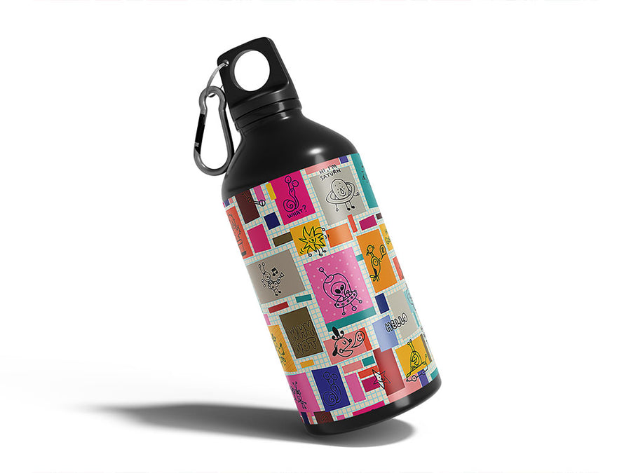 Water Bottle DIY Stickers