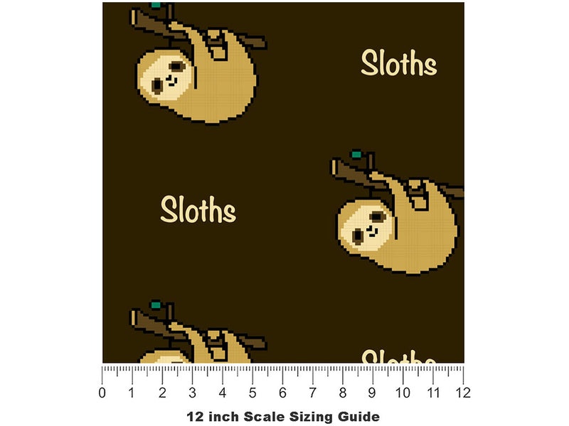 Still Rendering Animal Vinyl Film Pattern Size 12 inch Scale~Rwraps Still Rendering Animal Sizing Chart~2