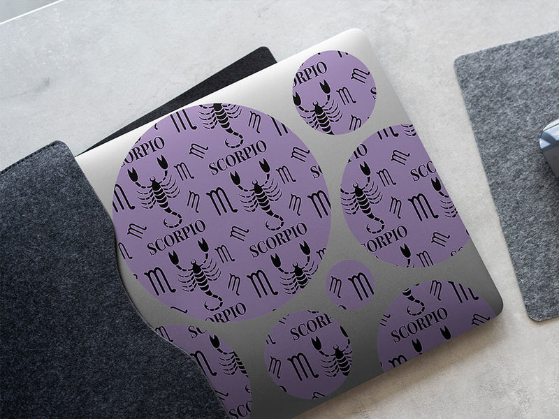 stinging scorpion astrology DIY Laptop Stickers
