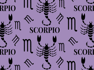 Stinging Scorpion Astrology Vinyl Wrap Pattern~Rwraps Series 914 Digitally Printed Vinyl Wrap~0