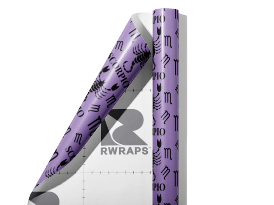 Stinging Scorpion Astrology Wrap Film Sheets~Rwraps Series 914 Stinging Scorpion Astrology Scrolled Sheet~3