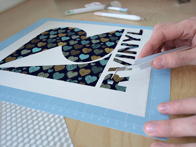 stitched together heart Easy Weed Craft Vinyl
