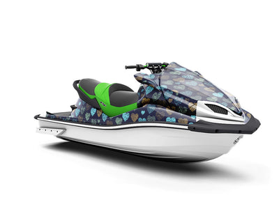 Stitched Together Heart Jet Ski Vinyl Customized Wrap