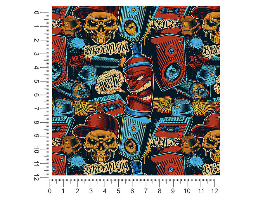 stomping ground graffiti 1ft x 1ft Craft Sheets