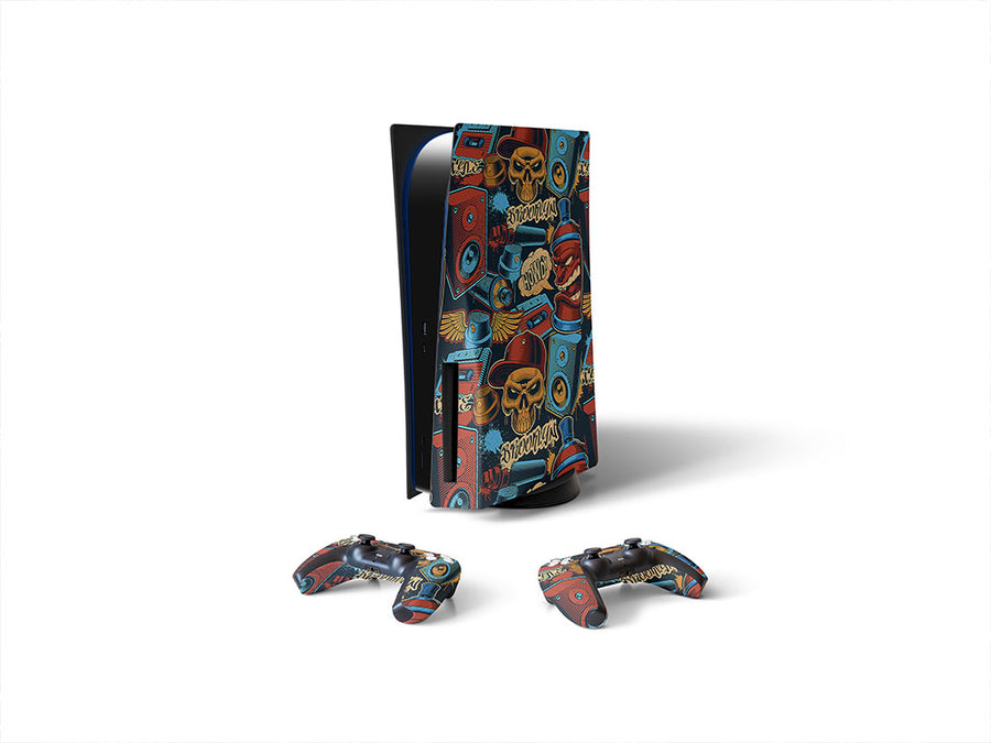 stomping ground graffiti Sony PS5 DIY Skin