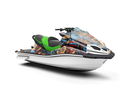Stomping Ground Graffiti Jet Ski Vinyl Customized Wrap