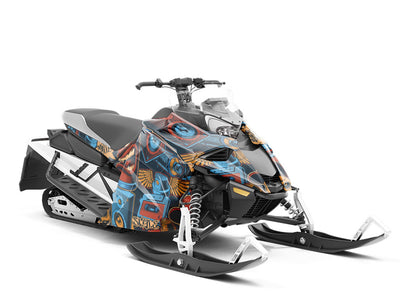 Stomping Ground Graffiti Custom Wrapped Snowmobile