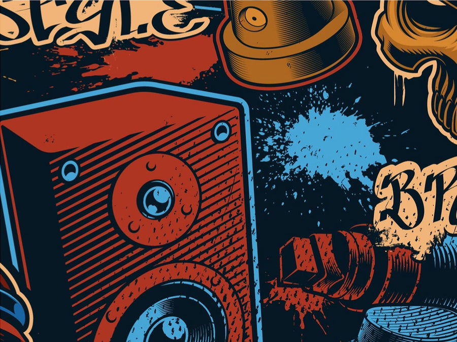 Stomping Ground Graffiti Vinyl Wrap Pattern~Rwraps Series 914 Digitally Printed Vinyl Wrap~0