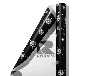 Stone Cold Snow Wrap Film Sheets~Rwraps Series 914 Stone Cold Snow Scrolled Sheet~3