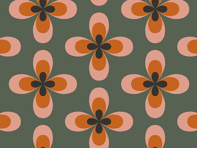 Stone Ponies Retro Vinyl Wrap Pattern~Rwraps Series 914 Digitally Printed Vinyl Wrap~0