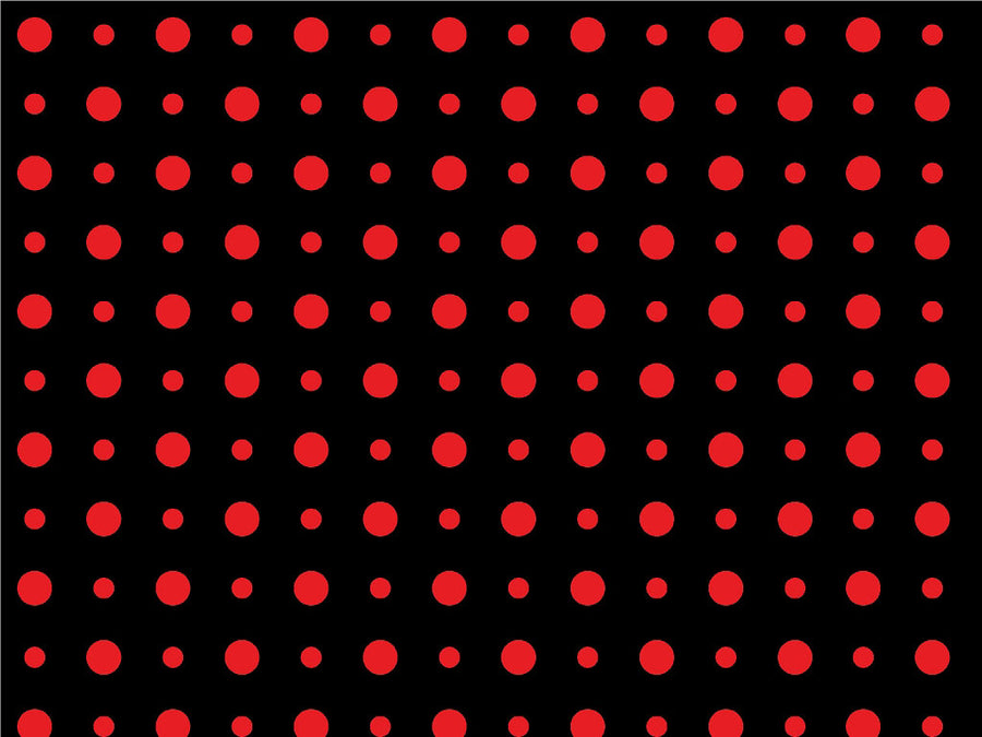 Stoplight Red Polka Dot Vinyl Wrap Pattern~Rwraps Series 914 Digitally Printed Vinyl Wrap~0