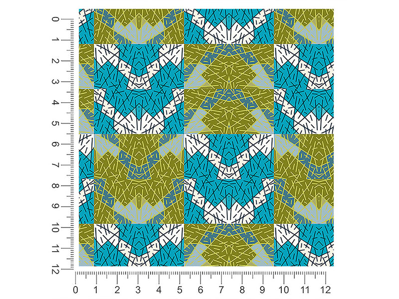 storm drain art deco 1ft x 1ft Craft Sheets