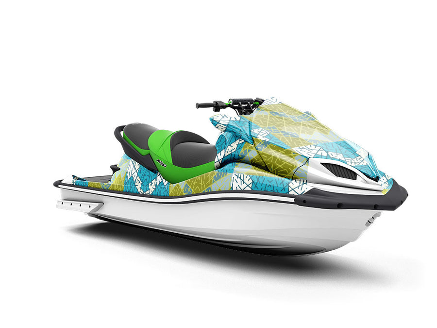 Storm Drain Art Deco Jet Ski Vinyl Customized Wrap