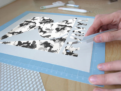 storm graffiti camouflage Easy Weed Craft Vinyl