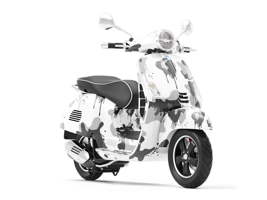 Storm Graffiti Camouflage Vespa Scooter Wrap Film