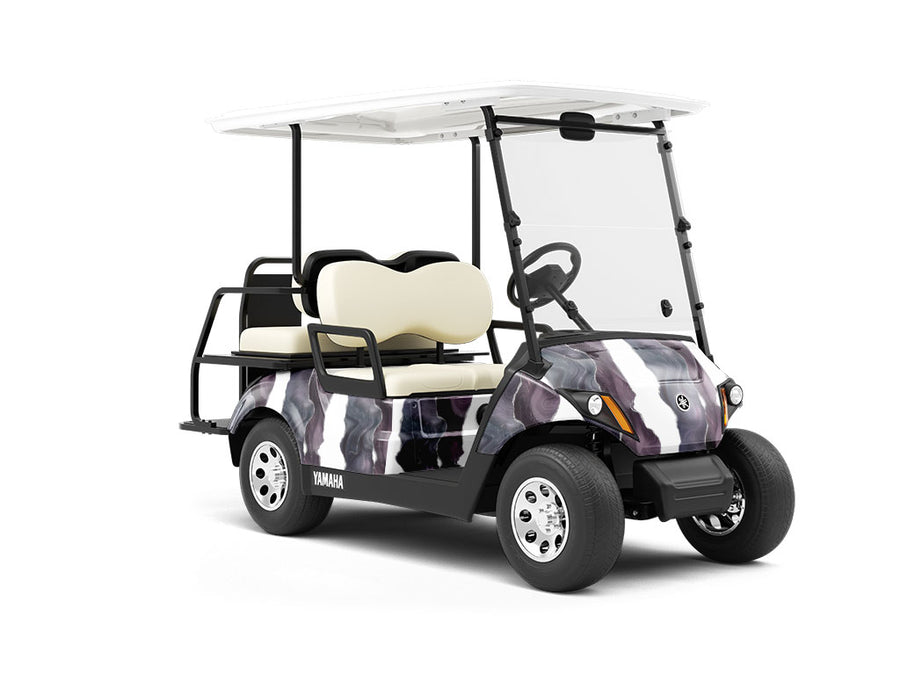 Storm Waters Gemstone Wrapped Golf Cart