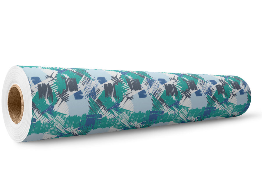 Stormy Memories Abstract Wrap Film Wholesale Roll~Rwraps Series 914 Digitally Printed Vinyl Roll~5