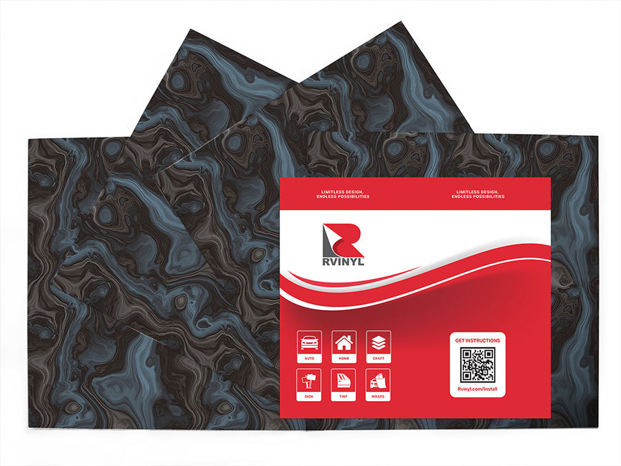 stormy night epoxy resin Craft Vinyl Sheet Pack