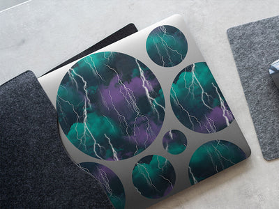 stormy weather sky DIY Laptop Stickers