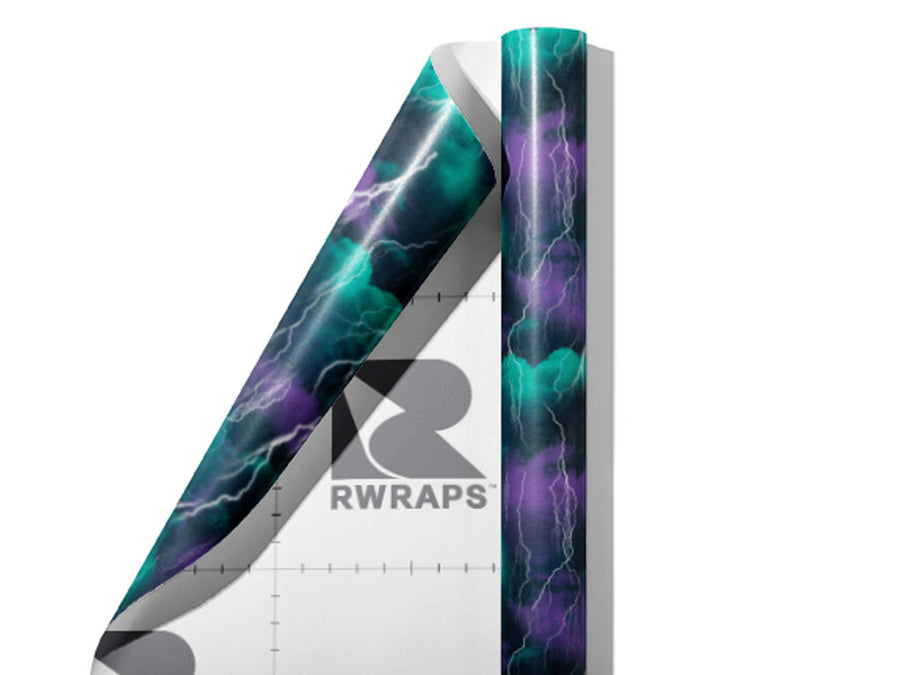 Stormy Weather Sky Wrap Film Sheets~Rwraps Series 914 Stormy Weather Sky Scrolled Sheet~3