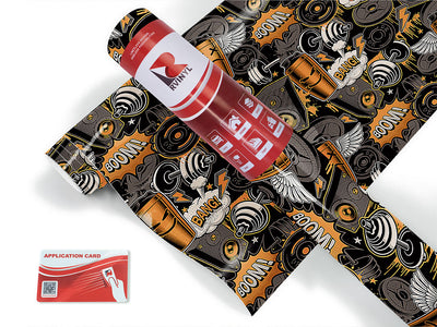 straight letter graffiti Craft Vinyl Roll