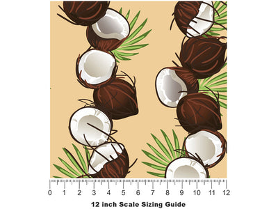 Straight Settlement Fruit Vinyl Film Pattern Size 12 inch Scale~Rwraps Straight Settlement Fruit Sizing Chart~2