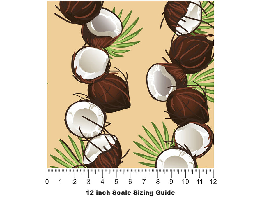 Straight Settlement Fruit Vinyl Film Pattern Size 12 inch Scale~Rwraps Straight Settlement Fruit Sizing Chart~2