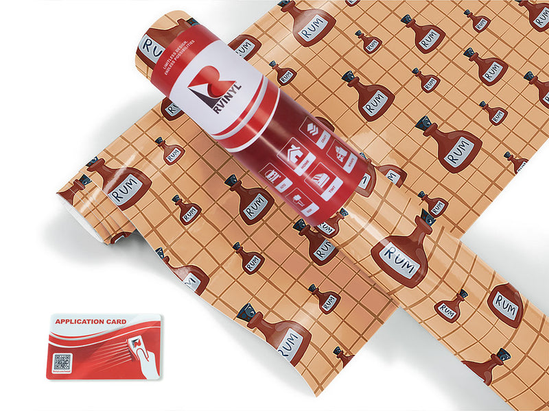 straight up alcohol Craft Vinyl Roll