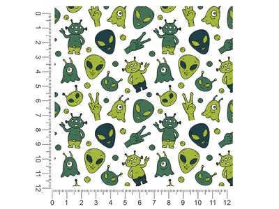 strange visitors science fiction 1ft x 1ft Craft Sheets