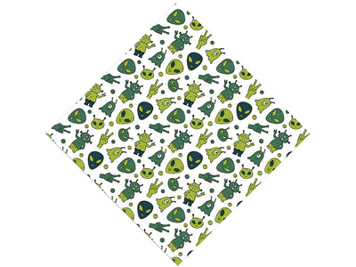 Strange Visitors Science Fiction Vinyl Wrap Pattern
