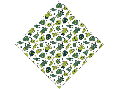 Strange Visitors Science Fiction Vinyl Wrap Pattern