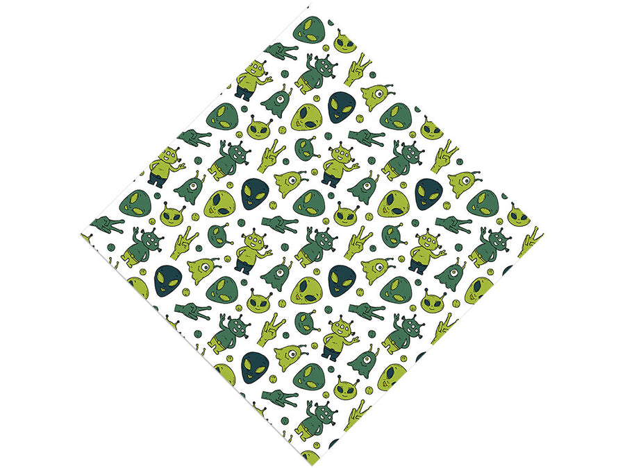 Strange Visitors Science Fiction Vinyl Wrap Pattern