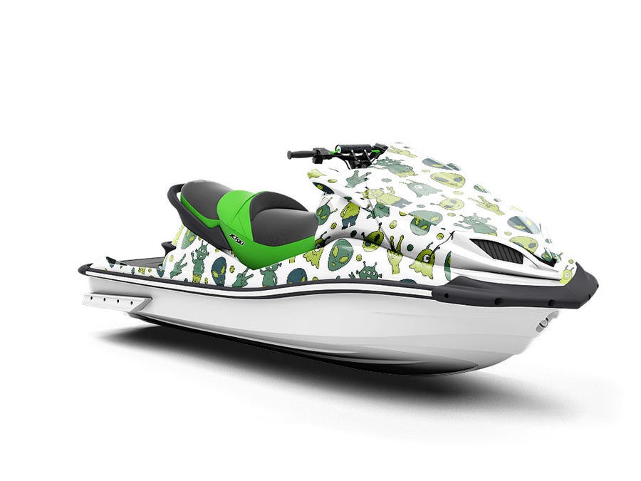 Strange Visitors Science Fiction Jet Ski Vinyl Customized Wrap