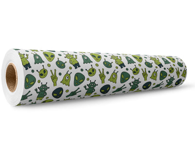 Strange Visitors Science Fiction Wrap Film Wholesale Roll~Rwraps Series 914 Digitally Printed Vinyl Roll~5