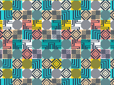 Stranger Than Mosaic Vinyl Wrap Pattern~Rwraps Series 914 Digitally Printed Vinyl Wrap~0