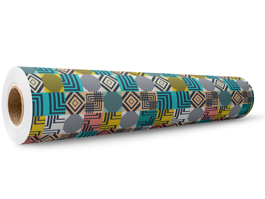 Stranger Than Mosaic Wrap Film Wholesale Roll~Rwraps Series 914 Digitally Printed Vinyl Roll~5