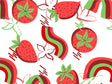 Strawberry Hill Fruit Vinyl Wrap Pattern~Rwraps Series 914 Digitally Printed Vinyl Wrap~0