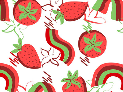 Strawberry Hill Fruit Vinyl Wrap Pattern~Rwraps Series 914 Digitally Printed Vinyl Wrap~0