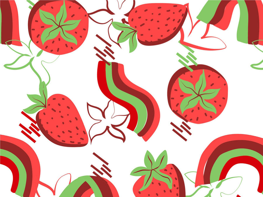 Strawberry Hill Fruit Vinyl Wrap Pattern~Rwraps Series 914 Digitally Printed Vinyl Wrap~0