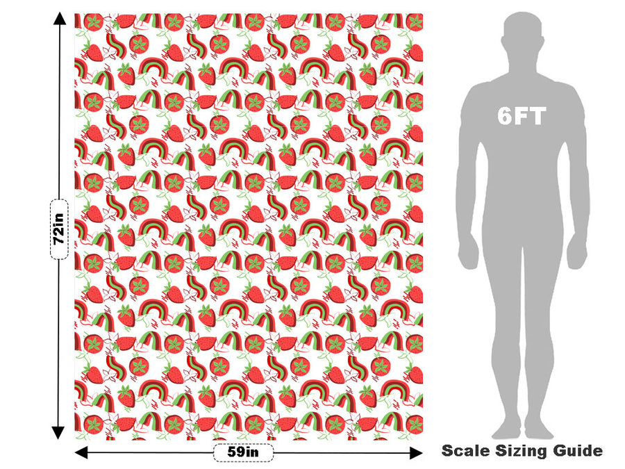 Strawberry Hill Fruit Vehicle Wrap Scale~Rwraps Series 914 Strawberry Hill Fruit Measurements~1