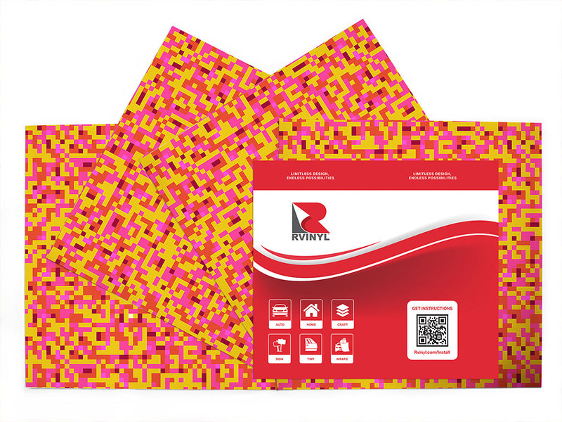 strawberry lemonade pixel Craft Vinyl Sheet Pack