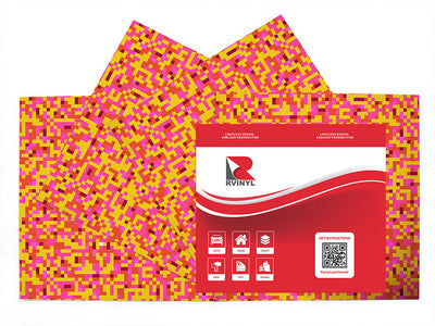 strawberry lemonade pixel Craft Vinyl Sheet Pack