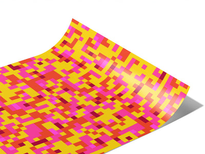 Strawberry Lemonade Pixel Vinyl Wraps~Rwraps Series 914 Digitally Printed Vinyl Wrap~0