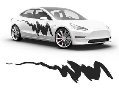 Streaks Body Graphic~Full Side Auto Decal Kit~0